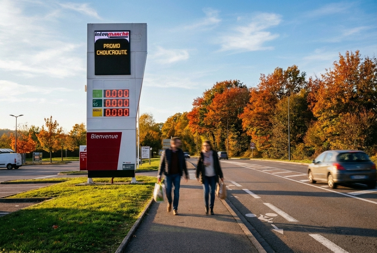 Totem digital Intermarché