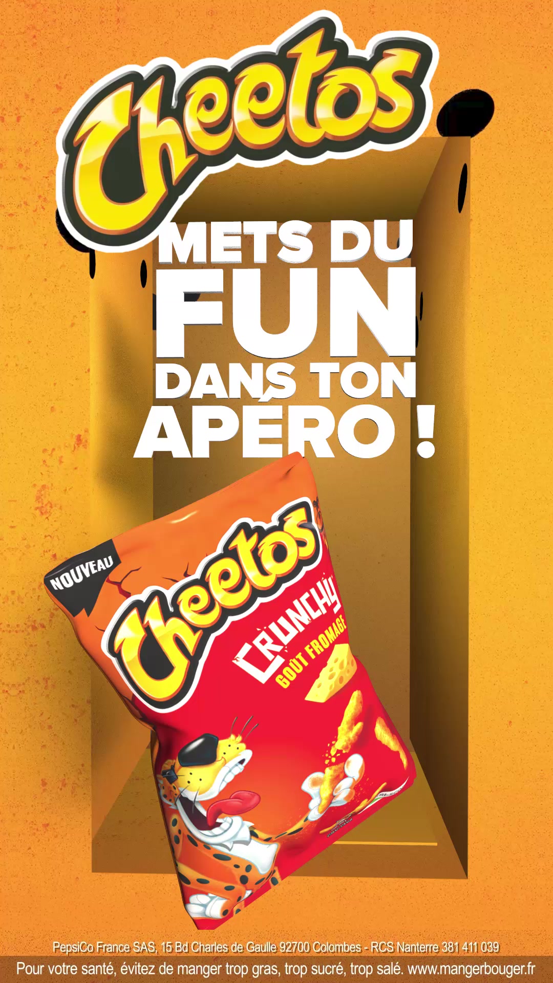 Cheetos Crunchy - Lancement France