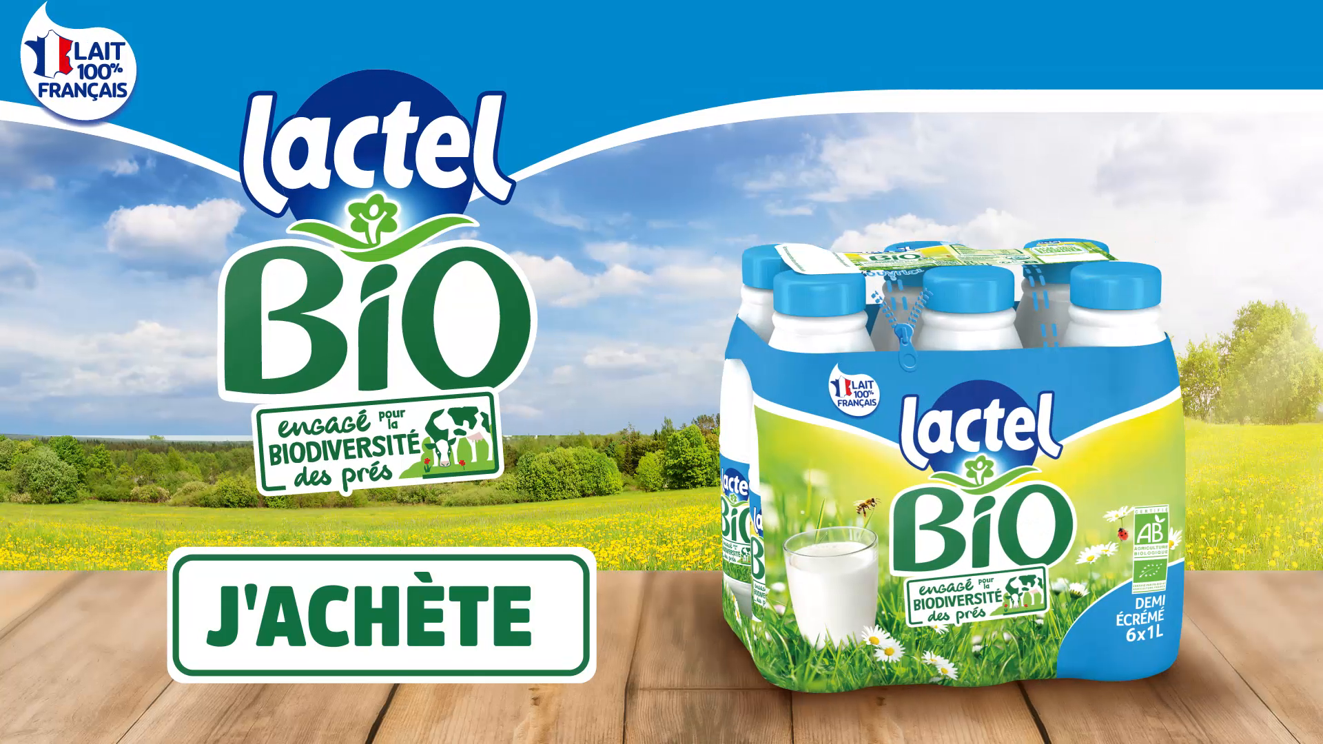 Campagne Biodiversité Lactel Bio